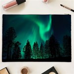 Aurora Northern Lights Phenomenon Atmosphere Sky Cosmetic Bag (XXL) Back