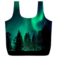 Aurora Northern Lights Phenomenon Atmosphere Sky Full Print Recycle Bag (xxl) by Jancukart