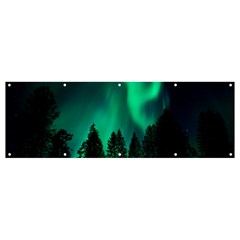 Aurora Northern Lights Phenomenon Atmosphere Sky Banner And Sign 12  X 4  by Jancukart