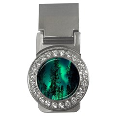 Aurora Northern Lights Celestial Magical Astronomy Money Clips (cz)  by Jancukart