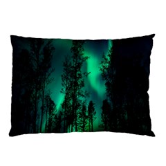 Aurora Northern Lights Celestial Magical Astronomy Pillow Case by Jancukart