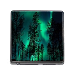 Aurora Northern Lights Celestial Magical Astronomy Memory Card Reader (square 5 Slot) by Jancukart