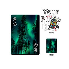 Aurora Northern Lights Celestial Magical Astronomy Playing Cards 54 Designs (mini) by Jancukart