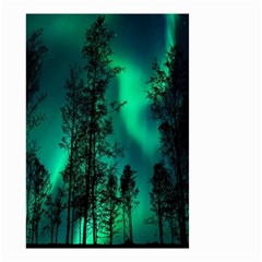 Aurora Northern Lights Celestial Magical Astronomy Small Garden Flag (two Sides)