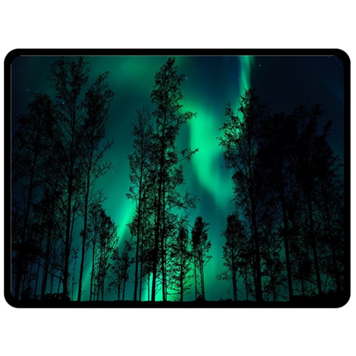 Aurora Northern Lights Celestial Magical Astronomy Fleece Blanket (Large)