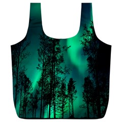 Aurora Northern Lights Celestial Magical Astronomy Full Print Recycle Bag (xl) by Jancukart