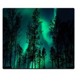 Aurora Northern Lights Celestial Magical Astronomy Premium Plush Fleece Blanket (Small) 50 x40  Blanket Front