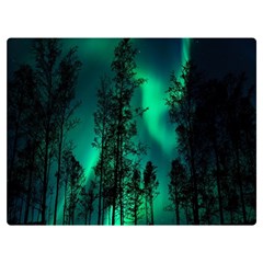 Aurora Northern Lights Celestial Magical Astronomy One Side Premium Plush Fleece Blanket (extra Small) by Jancukart