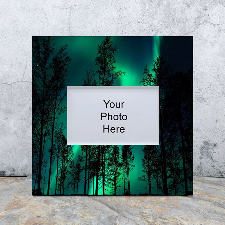 Aurora Northern Lights Celestial Magical Astronomy White Box Photo Frame 4  x 6 