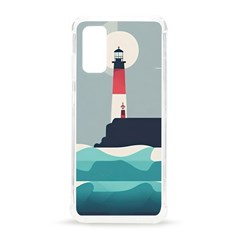 Lighthouse Ocean Nautical Sea Minimal Minimalist Samsung Galaxy S20 6 2 Inch Tpu Uv Case