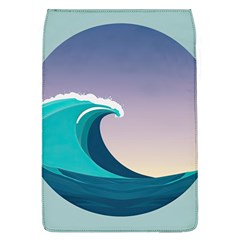 Tsunami Tidal Wave Wave Minimalist Ocean Sea 4 Removable Flap Cover (l) by Pakemis