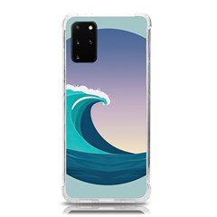 Tsunami Tidal Wave Wave Minimalist Ocean Sea 4 Samsung Galaxy S20plus 6 7 Inch Tpu Uv Case by Pakemis