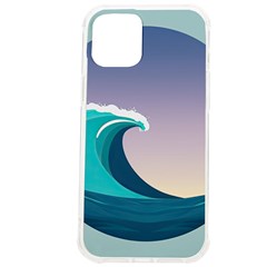 Tsunami Tidal Wave Wave Minimalist Ocean Sea 4 Iphone 12 Pro Max Tpu Uv Print Case by Pakemis