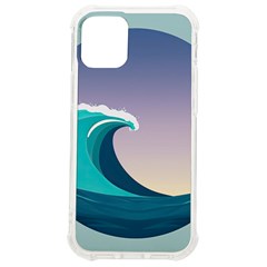 Tsunami Tidal Wave Wave Minimalist Ocean Sea 4 Iphone 12 Mini Tpu Uv Print Case	 by Pakemis