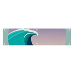 Tsunami Tidal Wave Wave Minimalist Ocean Sea 4 Banner and Sign 4  x 1  Front