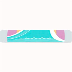 Tsunami Tidal Wave Wave Minimalist Ocean Sea Small Bar Mat by Pakemis