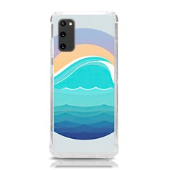 Tsunami Tidal Wave Wave Minimalist Ocean Sea Samsung Galaxy S20 6 2 Inch Tpu Uv Case by Pakemis