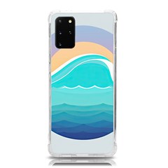 Tsunami Tidal Wave Wave Minimalist Ocean Sea Samsung Galaxy S20plus 6 7 Inch Tpu Uv Case by Pakemis