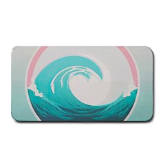 Tidal Wave Ocean Sea Tsunami Wave Minimalist Medium Bar Mat by Pakemis