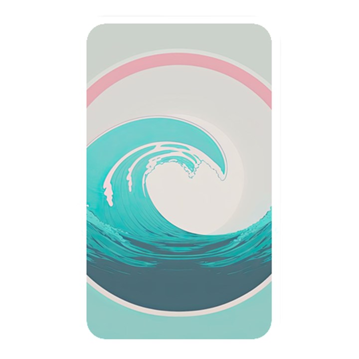 Tidal Wave Ocean Sea Tsunami Wave Minimalist Memory Card Reader (Rectangular)