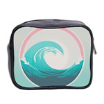 Tidal Wave Ocean Sea Tsunami Wave Minimalist Mini Toiletries Bag (Two Sides) Back