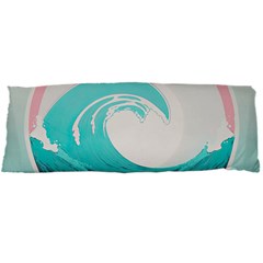 Tidal Wave Ocean Sea Tsunami Wave Minimalist Body Pillow Case Dakimakura (two Sides) by Pakemis