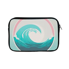 Tidal Wave Ocean Sea Tsunami Wave Minimalist Apple Ipad Mini Zipper Cases by Pakemis