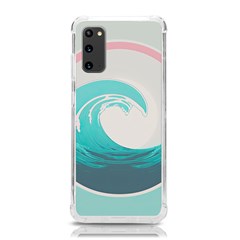 Tidal Wave Ocean Sea Tsunami Wave Minimalist Samsung Galaxy S20 6 2 Inch Tpu Uv Case