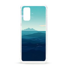 Ai Generated Ocean Waves Sea Water Nautical Samsung Galaxy S20 6 2 Inch Tpu Uv Case