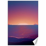 Sunset Ocean Beach Water Tropical Island Vacation Nature Canvas 12  x 18  11.88 x17.36  Canvas - 1