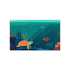 Ai Generated Ocean Sea Fish Aquatic Water Nature 5 Sticker (rectangular) by Pakemis