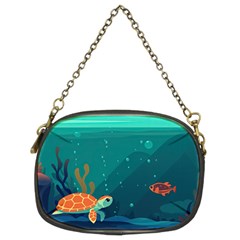 Ai Generated Ocean Sea Fish Aquatic Water Nature 5 Chain Purse (two Sides) by Pakemis