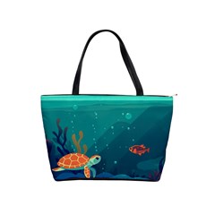 Ai Generated Ocean Sea Fish Aquatic Water Nature 5 Classic Shoulder Handbag by Pakemis