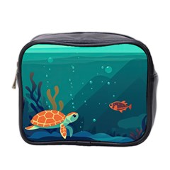 Ai Generated Ocean Sea Fish Aquatic Water Nature 5 Mini Toiletries Bag (two Sides) by Pakemis