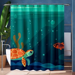 Ai Generated Ocean Sea Fish Aquatic Water Nature 5 Shower Curtain 60  X 72  (medium)  by Pakemis