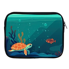 Ai Generated Ocean Sea Fish Aquatic Water Nature 5 Apple Ipad 2/3/4 Zipper Cases by Pakemis