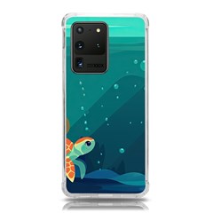 Ai Generated Ocean Sea Fish Aquatic Water Nature 5 Samsung Galaxy S20 Ultra 6 9 Inch Tpu Uv Case by Pakemis