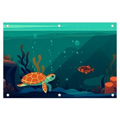 Ai Generated Ocean Sea Fish Aquatic Water Nature 5 Banner And Sign 6  X 4  by Pakemis