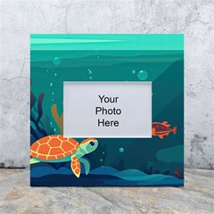 Ai Generated Ocean Sea Fish Aquatic Water Nature 5 White Box Photo Frame 4  X 6 