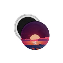 Sunset Ocean Beach Water Tropical Island Vacation 5 1 75  Magnets by Pakemis