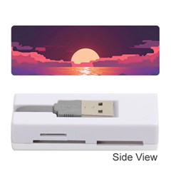 Sunset Ocean Beach Water Tropical Island Vacation 5 Memory Card Reader (stick) by Pakemis