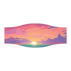 Sunset Ocean Beach Water Tropical Island Vacation 4 Stretchable Headband by Pakemis