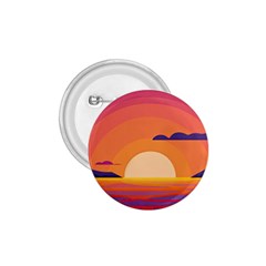 Sunset Ocean Beach Water Tropical Island Vacation Landscape 1 75  Buttons by Pakemis