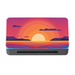 Sunset Ocean Beach Water Tropical Island Vacation Landscape Memory Card Reader With Cf by Pakemis