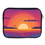 Sunset Ocean Beach Water Tropical Island Vacation Landscape Apple iPad 2/3/4 Zipper Cases Front