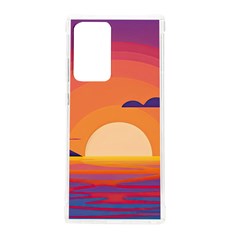 Sunset Ocean Beach Water Tropical Island Vacation Landscape Samsung Galaxy Note 20 Ultra Tpu Uv Case by Pakemis