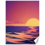 Sunset Ocean Beach Water Tropical Island Vacation Canvas 12  x 16  11.86 x15.41  Canvas - 1