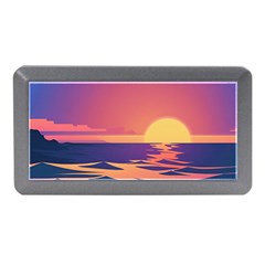 Sunset Ocean Beach Water Tropical Island Vacation Memory Card Reader (mini) by Pakemis