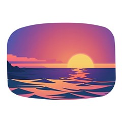 Sunset Ocean Beach Water Tropical Island Vacation Mini Square Pill Box