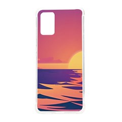 Sunset Ocean Beach Water Tropical Island Vacation Samsung Galaxy S20plus 6 7 Inch Tpu Uv Case by Pakemis